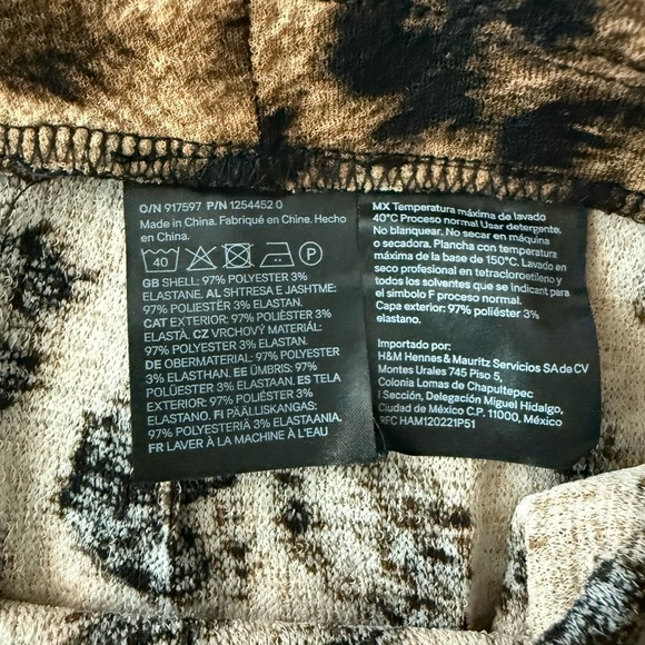 NWT H&M Animal Print Pencil Skirt - Picture 8 of 8